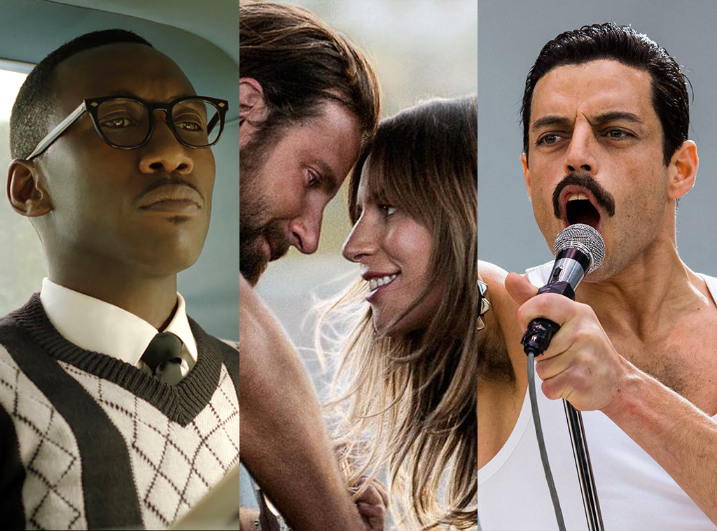 Green Book, A Star Is Born, Bohemian Rhapsody, Oscar Nominations